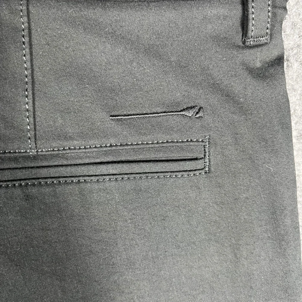 J.Crew Oarsman Tech Pant Mens 38x32‎ Black Athletic Fit Stretch Cotton-Nylon NEW